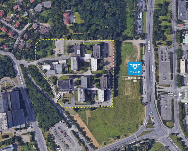 Pozemek se stávající ubytovnou a kancelářemi o rozloze více než 37 tisíc m2 Central Group koupil před týdnem od Pražské správy nemovitostí