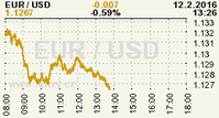 Online graf kurzu USD/EUR