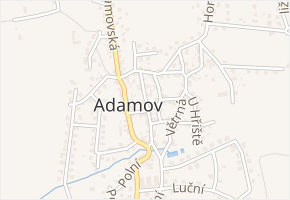Dělnická v obci Adamov - mapa ulice