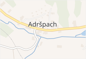 Dolní Adršpach v obci Adršpach - mapa části obce