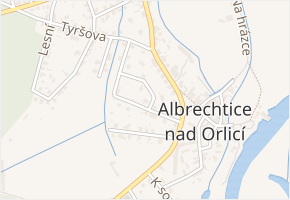 Poštovní v obci Albrechtice nad Orlicí - mapa ulice