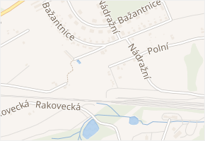 Pomezní v obci Albrechtice - mapa ulice