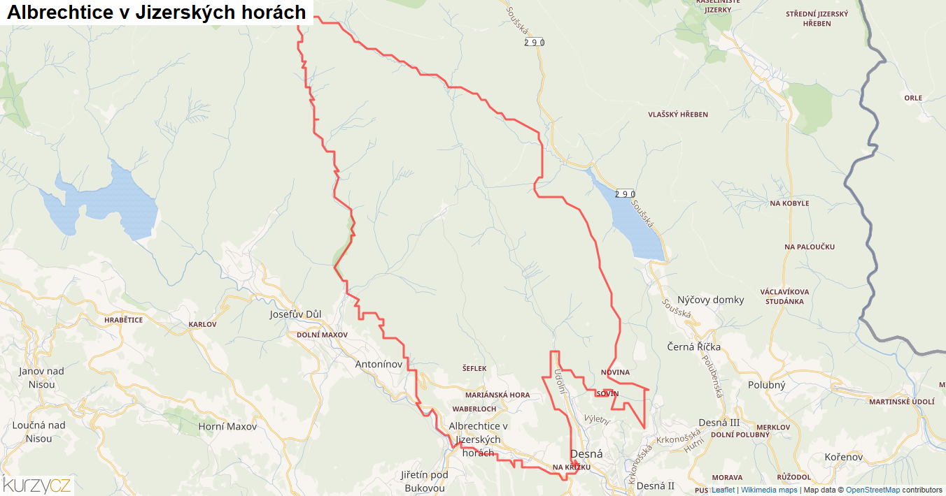 Albrechtice v Jizerských horách - Doprava