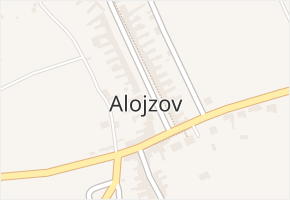 Alojzov v obci Alojzov - mapa části obce