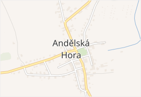 Andělská Hora v obci Andělská Hora - mapa části obce
