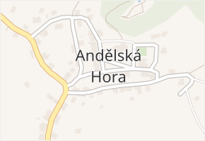 Andělská Hora v obci Andělská Hora - mapa části obce