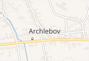 Malínská v obci Archlebov - mapa ulice