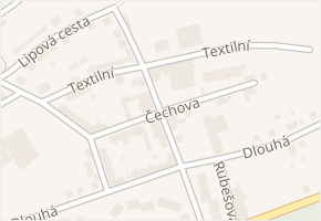 Dobrovského v obci Aš - mapa ulice