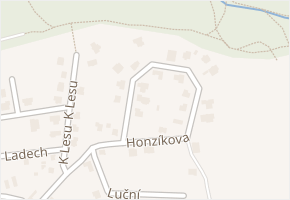 Honzíkova v obci Babice - mapa ulice