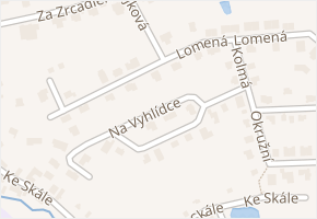 Na Vyhlídce v obci Babice - mapa ulice