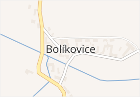 Bolíkovice v obci Babice - mapa části obce