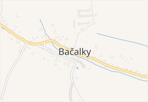 Bačalky v obci Bačalky - mapa části obce
