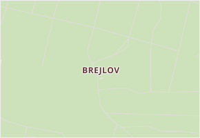 Brejlov v obci Bakov nad Jizerou - mapa části obce