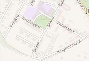 Družstevní v obci Bakov nad Jizerou - mapa ulice