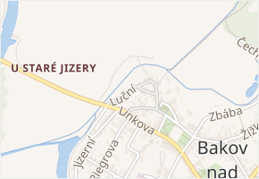 Luční v obci Bakov nad Jizerou - mapa ulice
