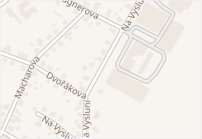 Na Výsluní v obci Bakov nad Jizerou - mapa ulice