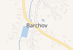 Barchov v obci Barchov - mapa části obce