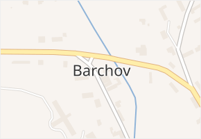 Barchov v obci Barchov - mapa části obce
