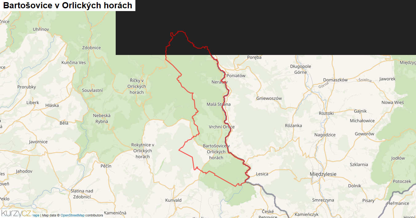 Bartošovice v Orlických horách - Doprava