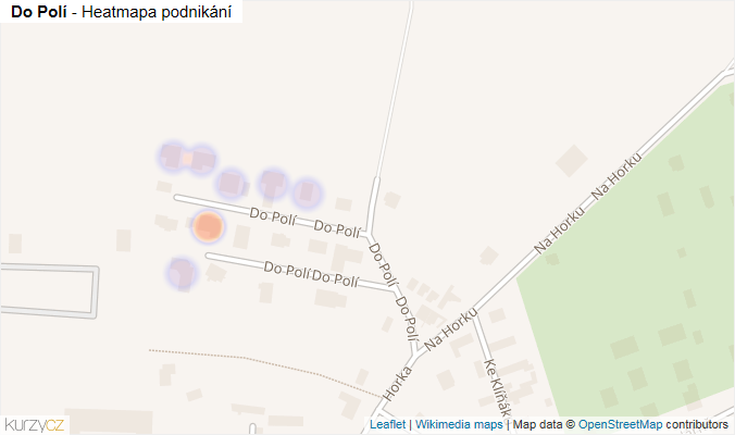 Mapa Do Polí - Firmy v ulici.