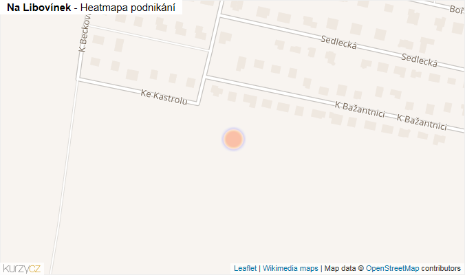 Mapa Na Libovínek - Firmy v ulici.