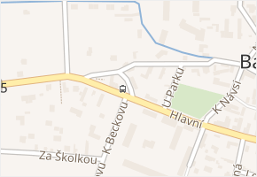 Sedlecká v obci Bašť - mapa ulice
