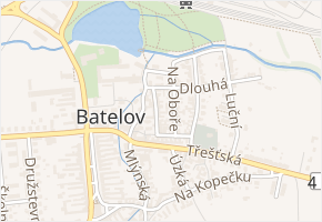 Soukenická v obci Batelov - mapa ulice