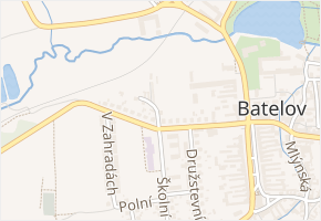 Švábovská v obci Batelov - mapa ulice