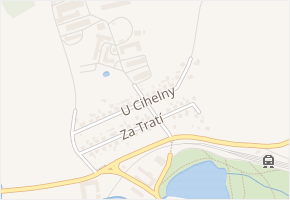 U Cihelny v obci Batelov - mapa ulice