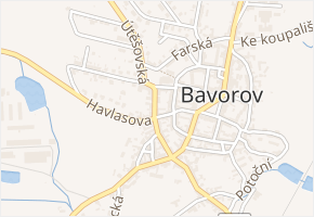Havlasova v obci Bavorov - mapa ulice