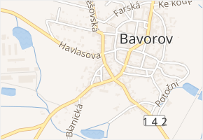 Na Špitále v obci Bavorov - mapa ulice