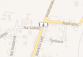 Vodňanská v obci Bavorov - mapa ulice