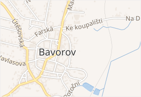Vrchlického v obci Bavorov - mapa ulice
