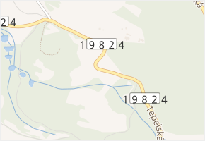 Tepelská v obci Bečov nad Teplou - mapa ulice
