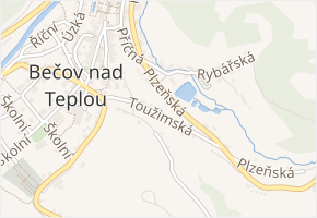 Toužimská v obci Bečov nad Teplou - mapa ulice