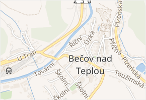 U Elektrárny v obci Bečov nad Teplou - mapa ulice