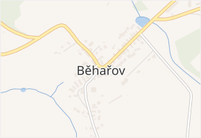 Běhařov v obci Běhařov - mapa části obce