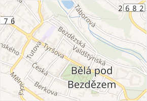 Arnoštská v obci Bělá pod Bezdězem - mapa ulice