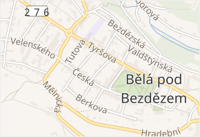 Hrnčířská v obci Bělá pod Bezdězem - mapa ulice