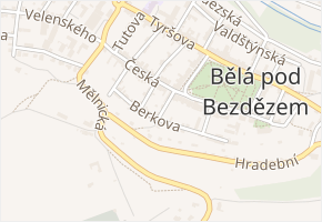 Soukenická v obci Bělá pod Bezdězem - mapa ulice