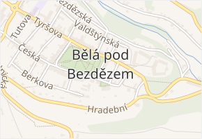 Střelecká v obci Bělá pod Bezdězem - mapa ulice