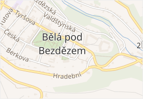 Umlaufova v obci Bělá pod Bezdězem - mapa ulice