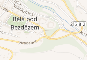 Zámecká v obci Bělá pod Bezdězem - mapa ulice