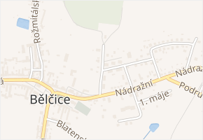Sportovní v obci Bělčice - mapa ulice