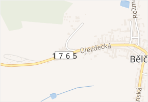 Újezdecká v obci Bělčice - mapa ulice