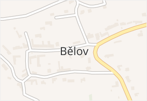 Bělov v obci Bělov - mapa části obce