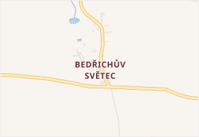 Bedřichův Světec v obci Bělušice - mapa části obce
