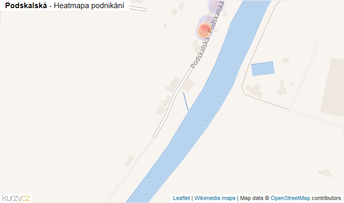 Mapa Podskalská - Firmy v ulici.