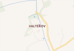 Valtéřov v obci Benešov nad Černou - mapa části obce