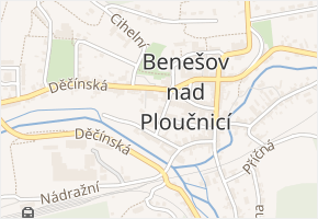 Čapkova v obci Benešov nad Ploučnicí - mapa ulice
